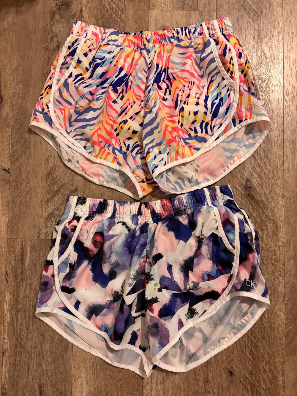2 pair Calvin Klein performance activewear shorts
